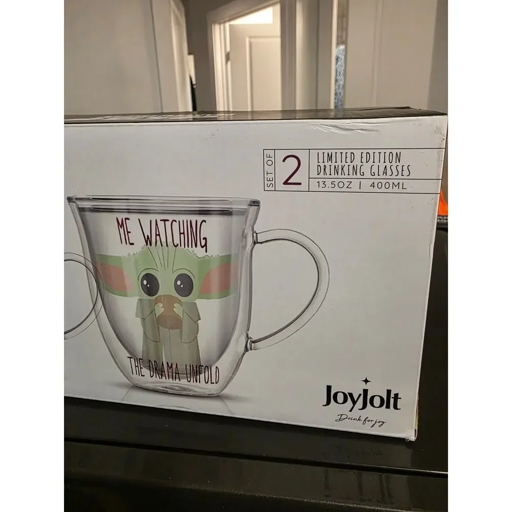 Star Wars Baby Yoda Drinking Glasses - Picture 3 of 4